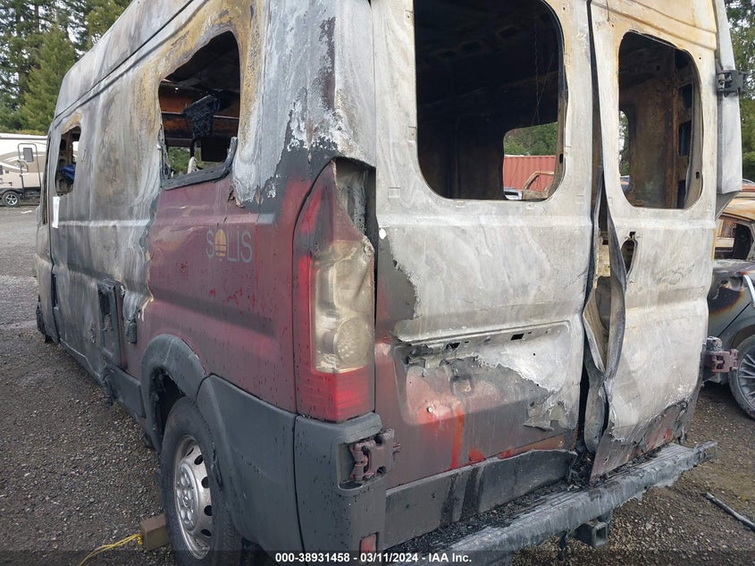 2021 Ram Promaster 2500 High Roof 159 Wb VIN: 3C6LRVDG7ME582948 Lot: 38931458