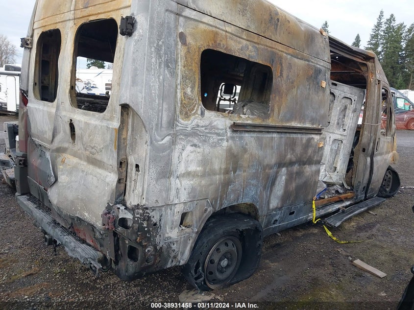 2021 Ram Promaster 2500 High Roof 159 Wb VIN: 3C6LRVDG7ME582948 Lot: 38931458