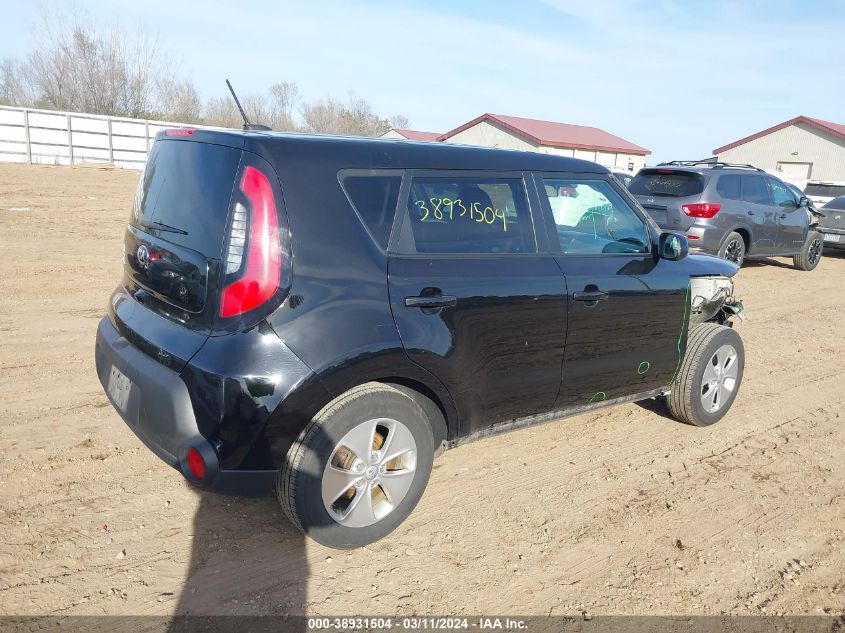 2016 Kia Soul VIN: KNDJN2A2XG7828169 Lot: 38931504