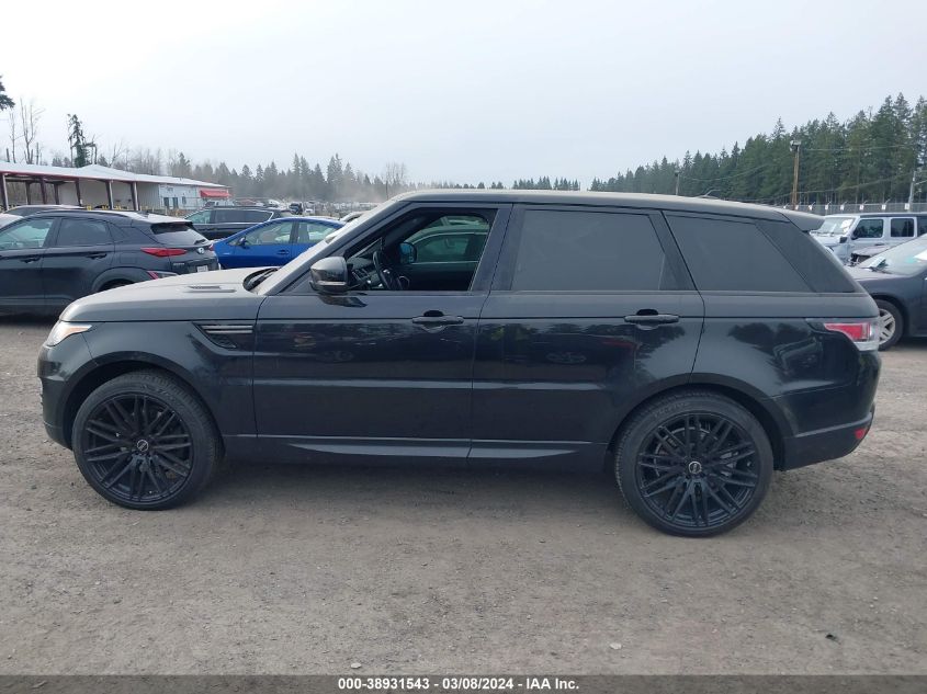 2016 Land Rover Range Rover Sport 3.0L V6 Turbocharged Diesel Se Td6 VIN: SALWG2KF6GA576840 Lot: 38931543