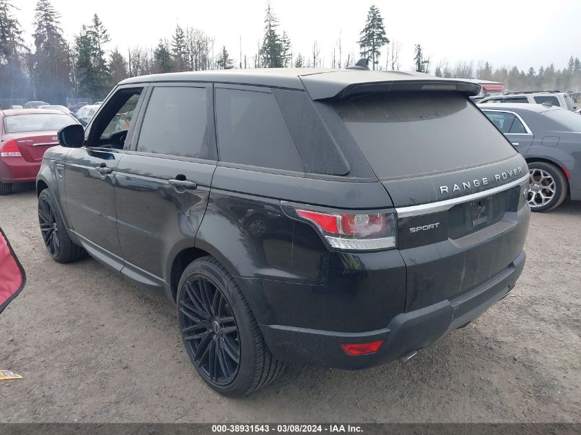 2016 Land Rover Range Rover Sport 3.0L V6 Turbocharged Diesel Se Td6 VIN: SALWG2KF6GA576840 Lot: 38931543