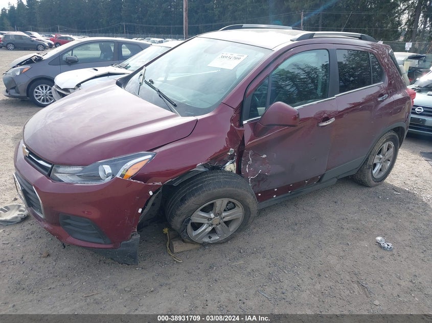 2017 CHEVROLET TRAX LT - 3GNCJPSB4HL276205