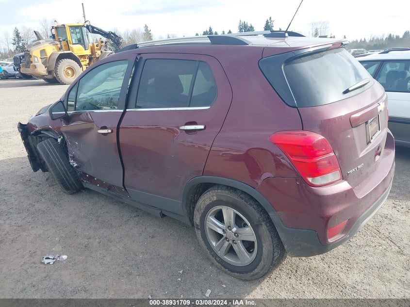2017 CHEVROLET TRAX LT - 3GNCJPSB4HL276205