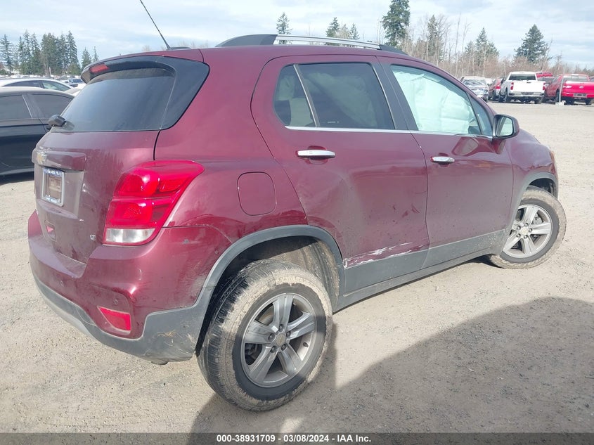 2017 CHEVROLET TRAX LT - 3GNCJPSB4HL276205