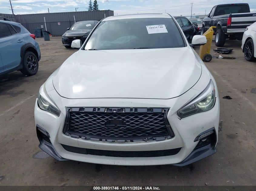 VIN JN1EV7APXJM358473 2018 INFINITI Q50 3.0T SPORT