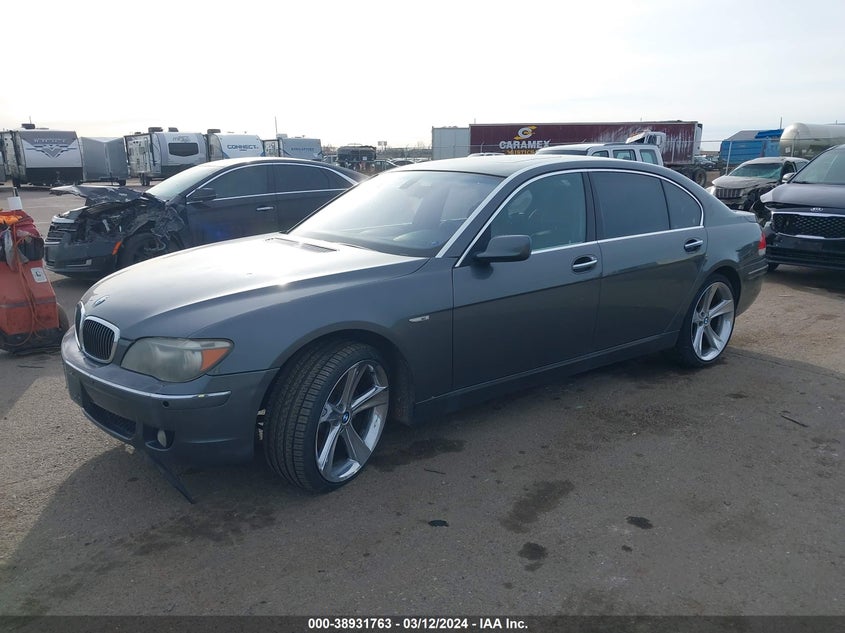 2006 BMW 750Li VIN: WBAHN83566DT32999 Lot: 38931763