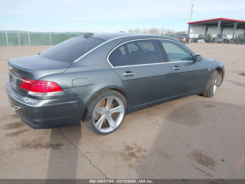 2006 BMW 750Li VIN: WBAHN83566DT32999 Lot: 38931763