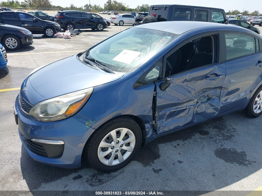 2016 KIA RIO LX - KNADM4A34G6568620
