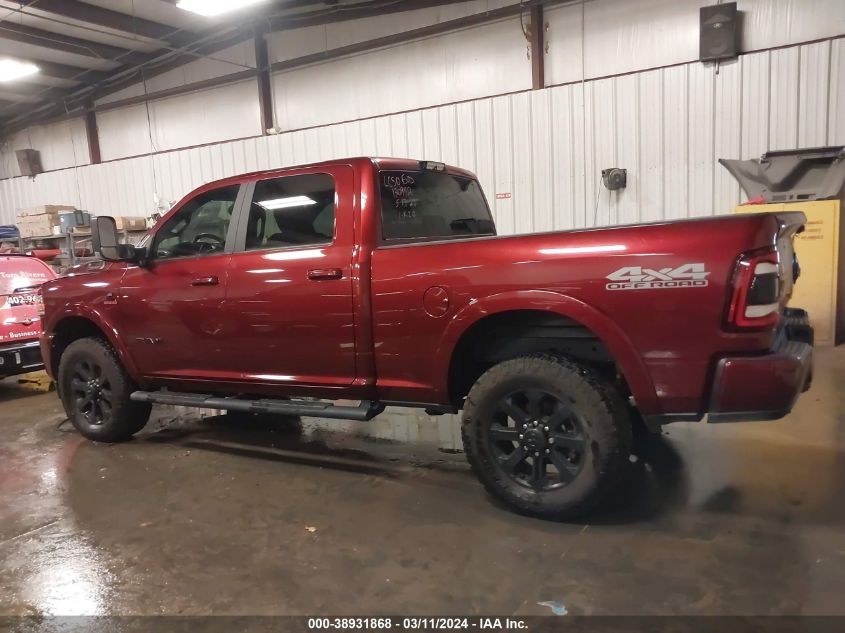 2020 Ram 2500 Laramie 4X4 6'4 Box VIN: 3C6UR5FL0LG280998 Lot: 38931868