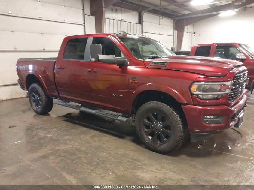 2020 Ram 2500 Laramie 4X4 6'4 Box VIN: 3C6UR5FL0LG280998 Lot: 38931868