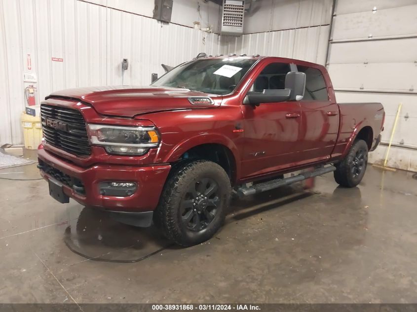 2020 Ram 2500 Laramie 4X4 6'4 Box VIN: 3C6UR5FL0LG280998 Lot: 38931868