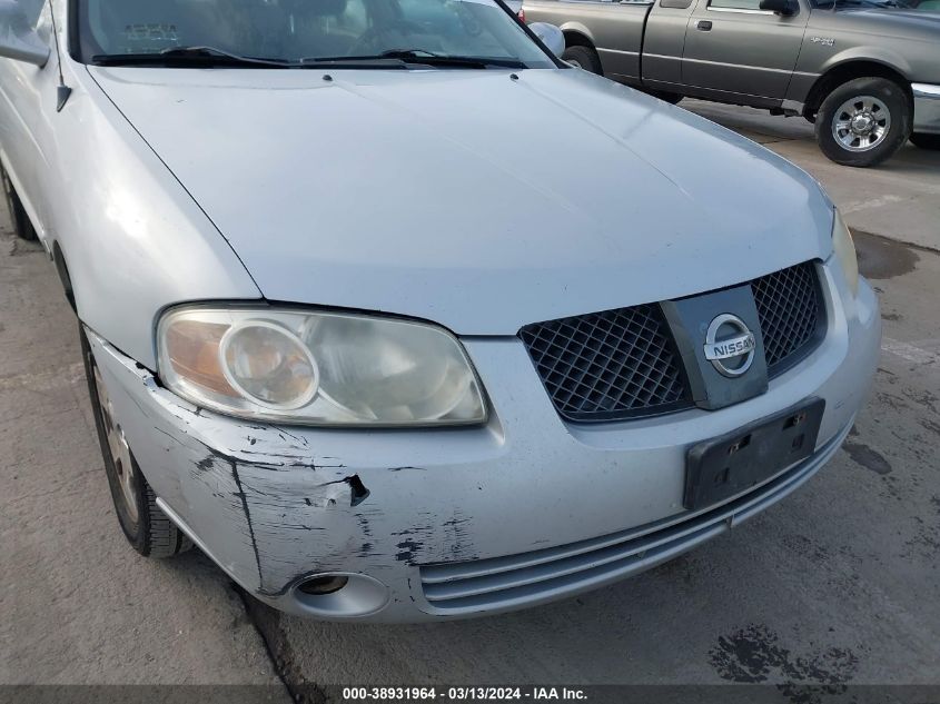 2006 Nissan Sentra 1.8S VIN: 3N1CB51DX6L516029 Lot: 38931964