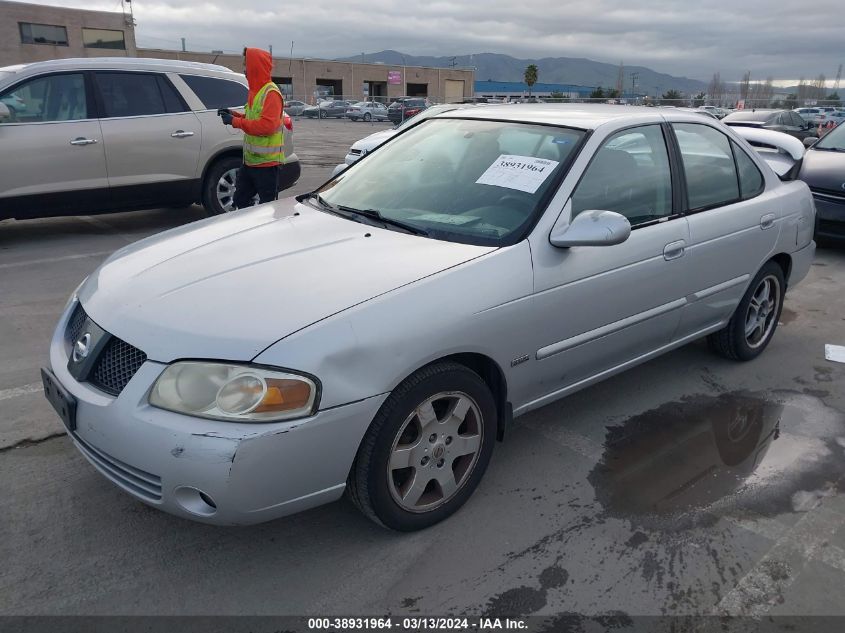 2006 Nissan Sentra 1.8S VIN: 3N1CB51DX6L516029 Lot: 38931964