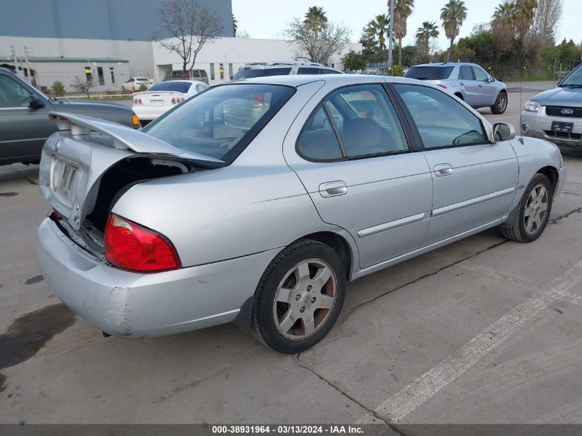 2006 Nissan Sentra 1.8S VIN: 3N1CB51DX6L516029 Lot: 38931964