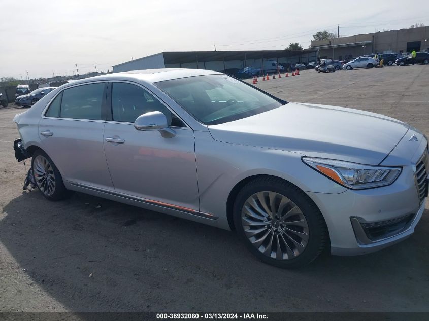 2017 Genesis G90 3.3T Premium VIN: KMHG34JA2HU026717 Lot: 38932060