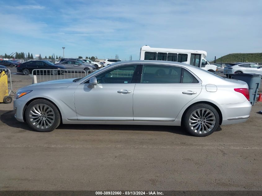 2017 Genesis G90 3.3T Premium VIN: KMHG34JA2HU026717 Lot: 38932060