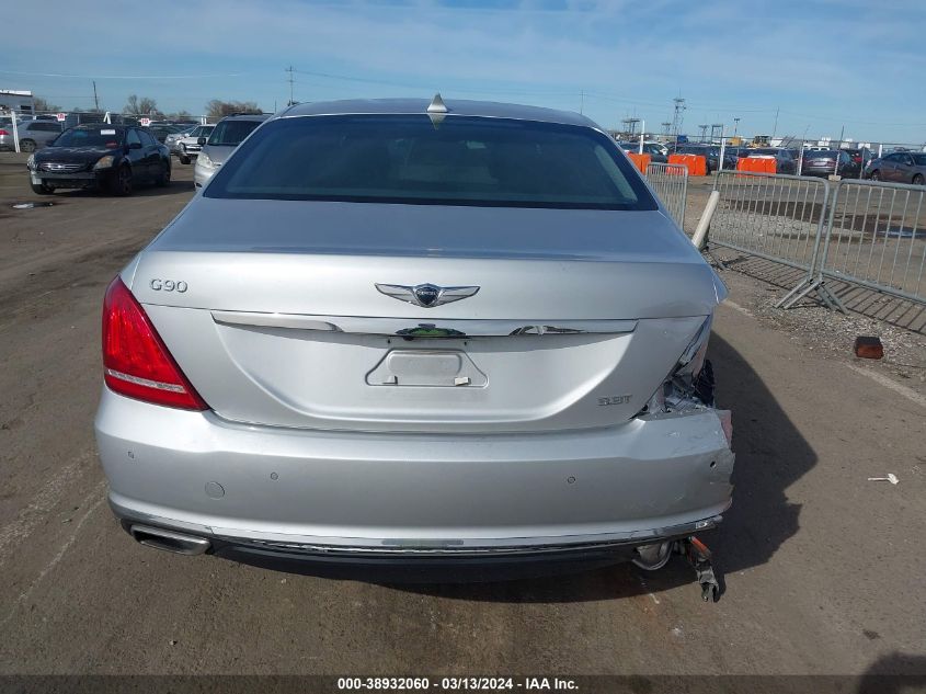 2017 Genesis G90 3.3T Premium VIN: KMHG34JA2HU026717 Lot: 38932060