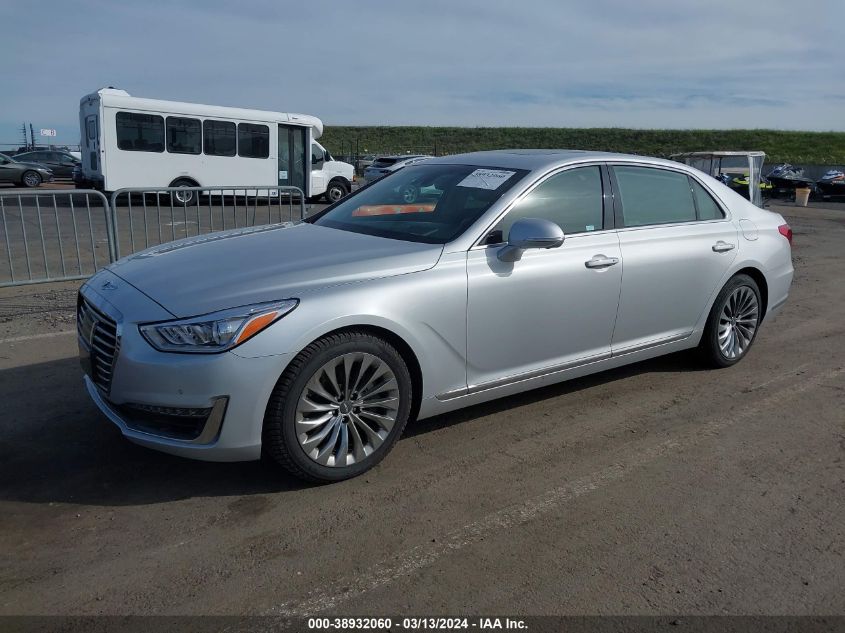 2017 Genesis G90 3.3T Premium VIN: KMHG34JA2HU026717 Lot: 38932060