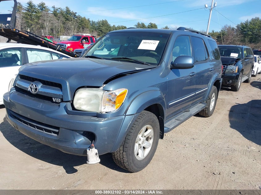 2005 Toyota Sequoia Sr5 V8 VIN: 5TDBT44A85S252030 Lot: 38932102