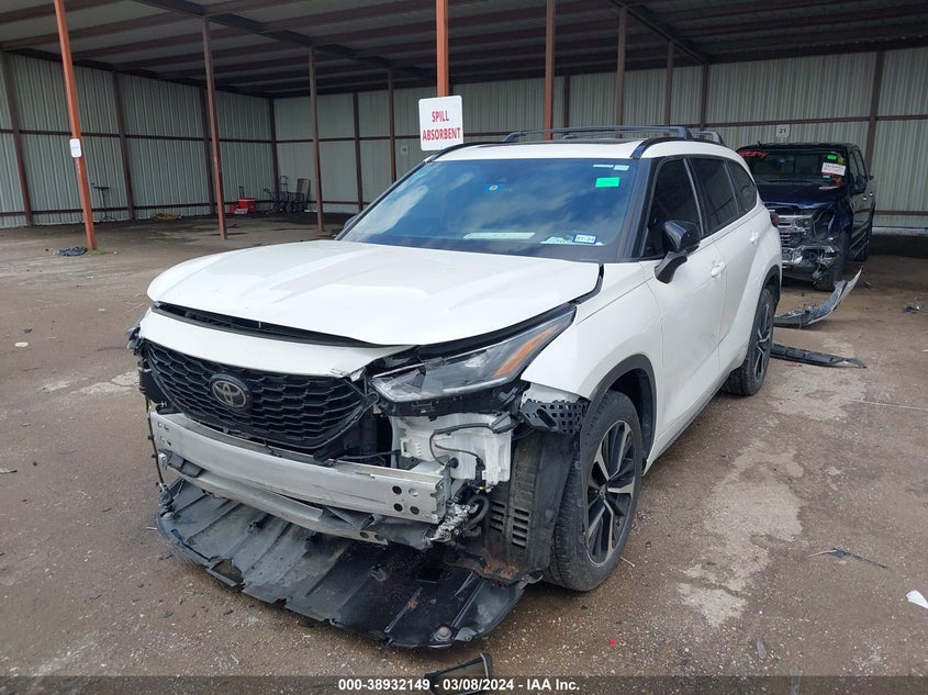 2021 TOYOTA HIGHLANDER VIN: 5TDLZRAH6MS035107