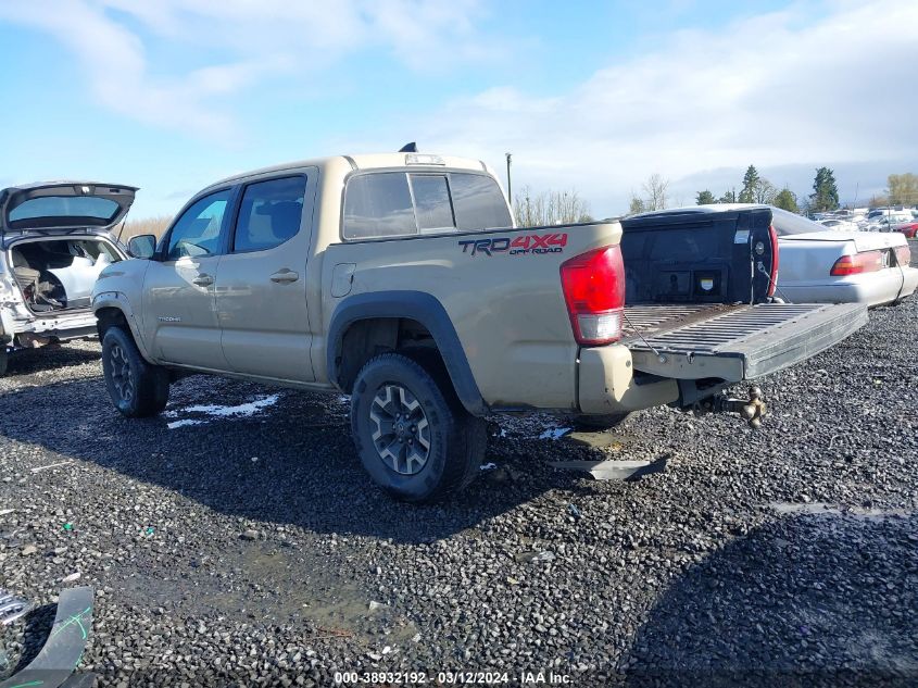 2016 Toyota Tacoma Trd Off Road VIN: 3TMCZ5AN3GM037707 Lot: 38932192