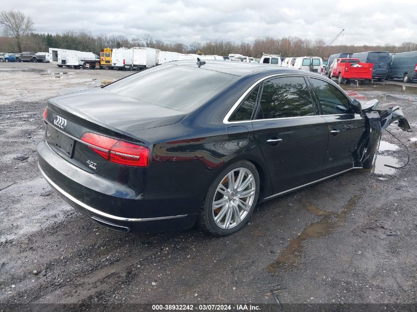 2015 Audi A8 L 4.0T VIN: WAU32AFDXFN002385 Lot: 38932242