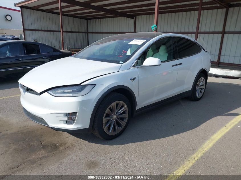 2021 Tesla Model X Long Range Dual Motor All-Wheel Drive/Long Range Plus Dual Motor All-Wheel Drive VIN: 5YJXCBE26MF308874 Lot: 40920365