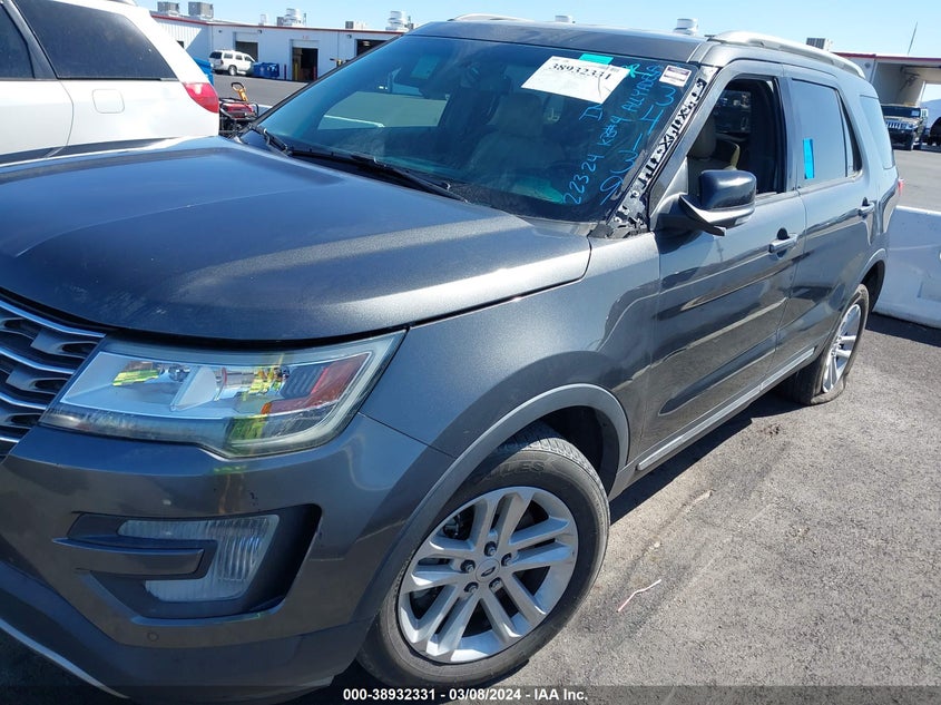 VIN 1FM5K7DH2HGA34139 2017 FORD EXPLORER XLT