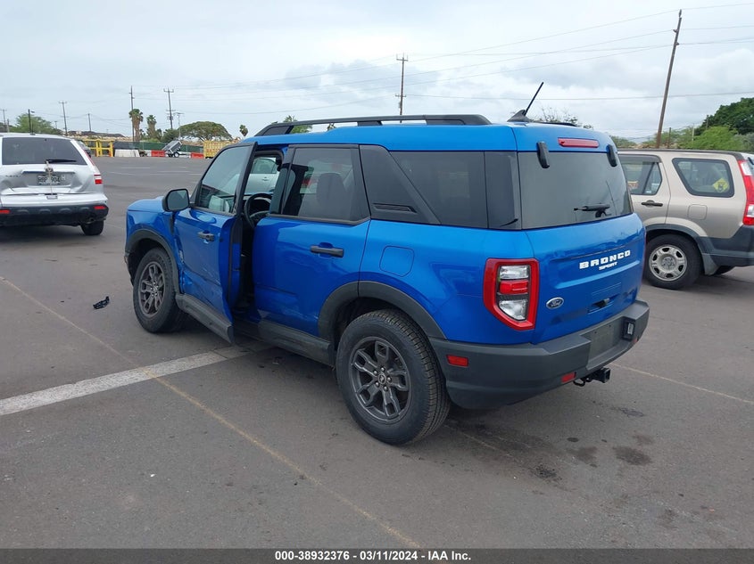 2022 Ford Bronco Sport Big Bend VIN: 3FMCR9B6XNRD25332 Lot: 38932376