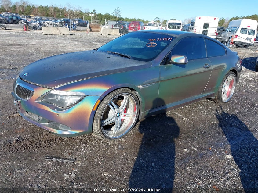 2009 BMW 650I VIN: WBAEA53569CV92584 Lot: 38932889