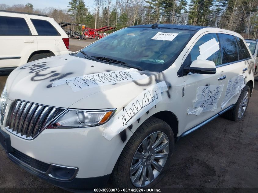 2012 Lincoln Mkx VIN: 2LMDJ8JK3CBL11227 Lot: 38933075