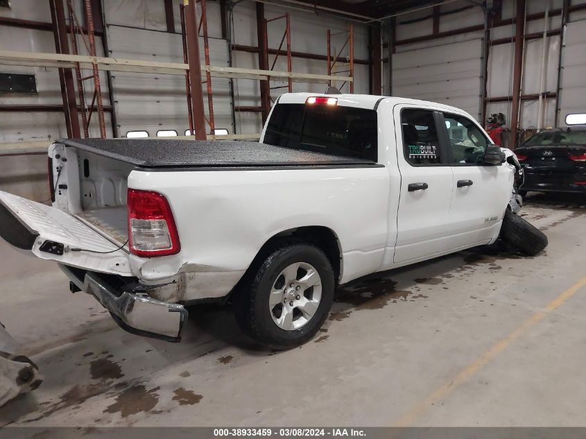 2024 Ram 1500 Big Horn Quad Cab 4X4 6'4 Box VIN: 1C6SRFBT0RN164851 Lot: 38933459