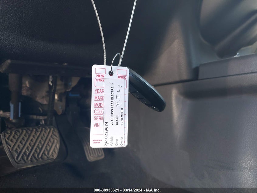 2015 NISSAN LEAF S - 1N4AZ0CP6FC303204