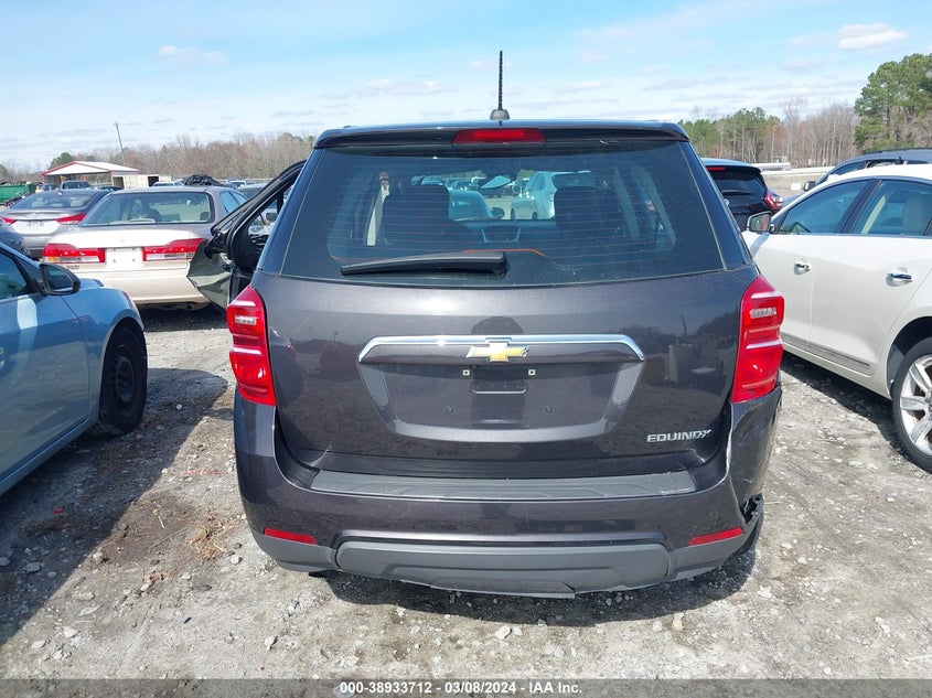2016 CHEVROLET EQUINOX LS - 1GNALBEK9GZ101553