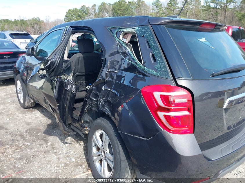 2016 CHEVROLET EQUINOX LS - 1GNALBEK9GZ101553