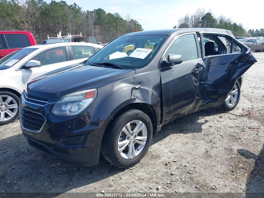 2016 CHEVROLET EQUINOX LS - 1GNALBEK9GZ101553