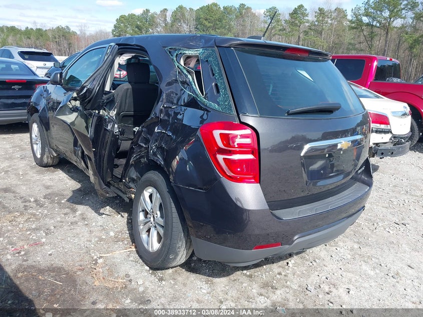 2016 CHEVROLET EQUINOX LS - 1GNALBEK9GZ101553
