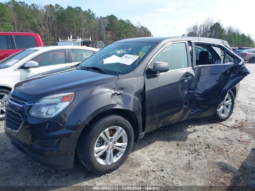 2016 CHEVROLET EQUINOX LS - 1GNALBEK9GZ101553