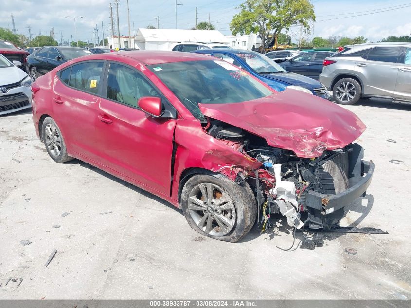 2018 HYUNDAI ELANTRA SEL/VALUE/LIMITED - 5NPD84LF5JH229702