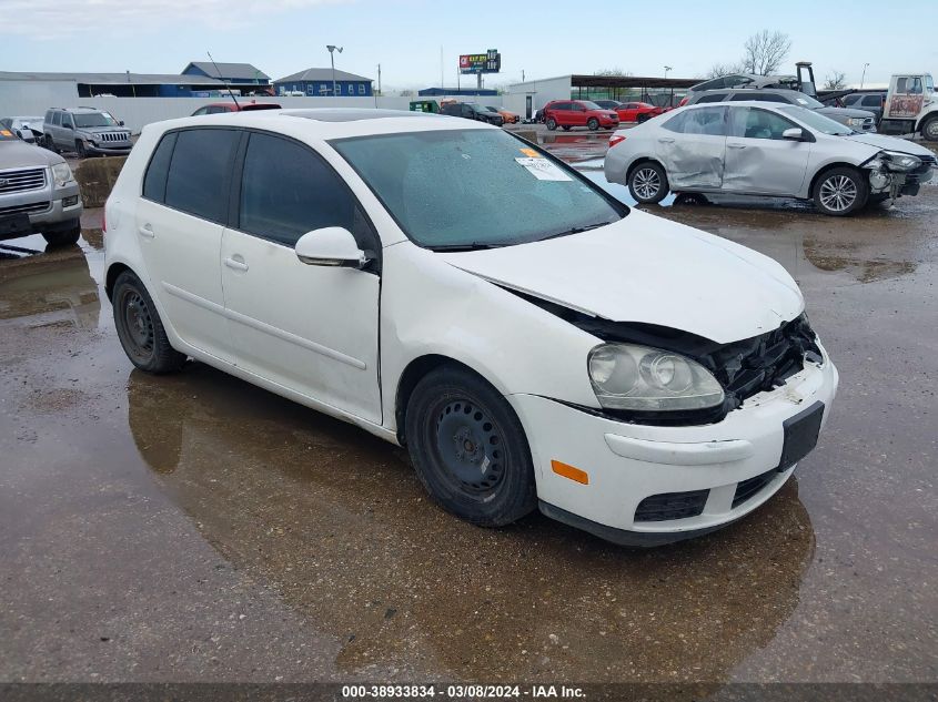 2007 Volkswagen Rabbit 4-Door VIN: WVWDR71KX7W251020 Lot: 38933834