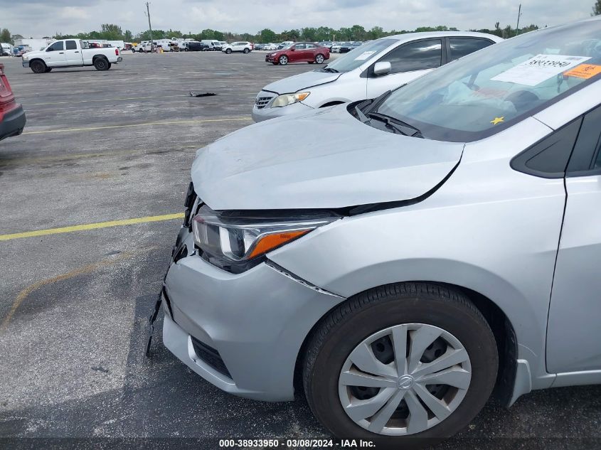 2021 Nissan Versa S Xtronic Cvt VIN: 3N1CN8DV7ML807341 Lot: 38933950