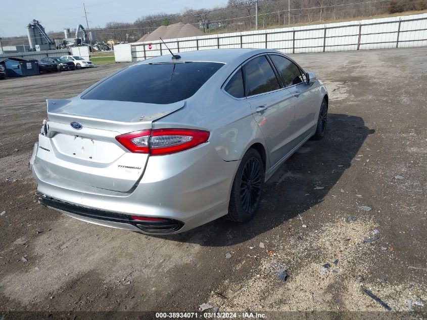 2014 Ford Fusion Titanium VIN: 3FA6P0K98ER266218 Lot: 38934071