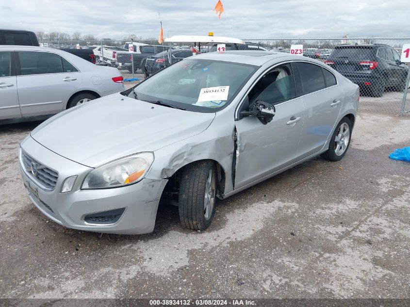 2012 Volvo S60 T5 VIN: YV1622FS2C2133614 Lot: 38934132