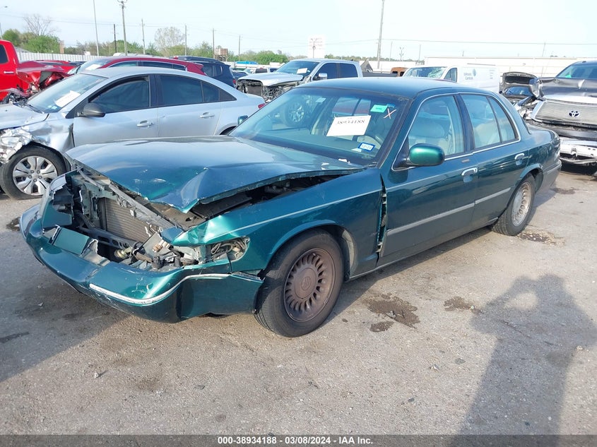2000 Mercury Grand Marquis Ls VIN: 2MEFM75W2YX608568 Lot: 38934188