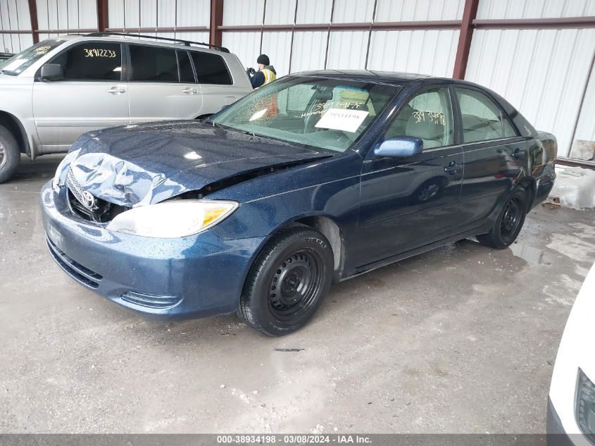 2003 Toyota Camry Le VIN: 4T1BE32K43U160532 Lot: 38934198