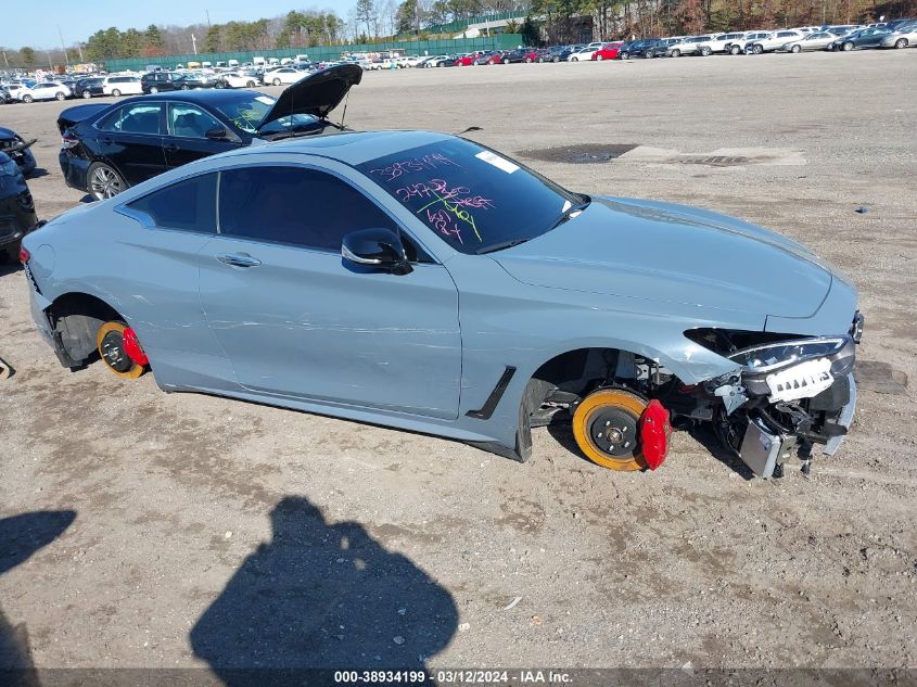 2022 Infiniti Q60 Red Sport 400 Awd VIN: JN1FV7LLXNM681023 Lot: 38934199