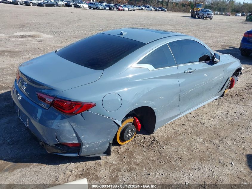 2022 Infiniti Q60 Red Sport 400 Awd VIN: JN1FV7LLXNM681023 Lot: 38934199