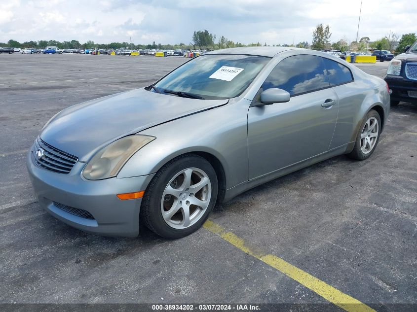 2004 Infiniti G35 VIN: JNKCV54E34M825996 Lot: 38934202