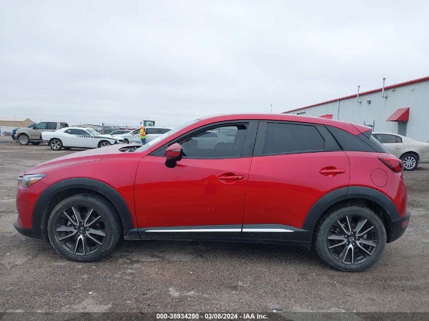 2016 Mazda Cx-3 Grand Touring VIN: JM1DKBD72G0120486 Lot: 38934250