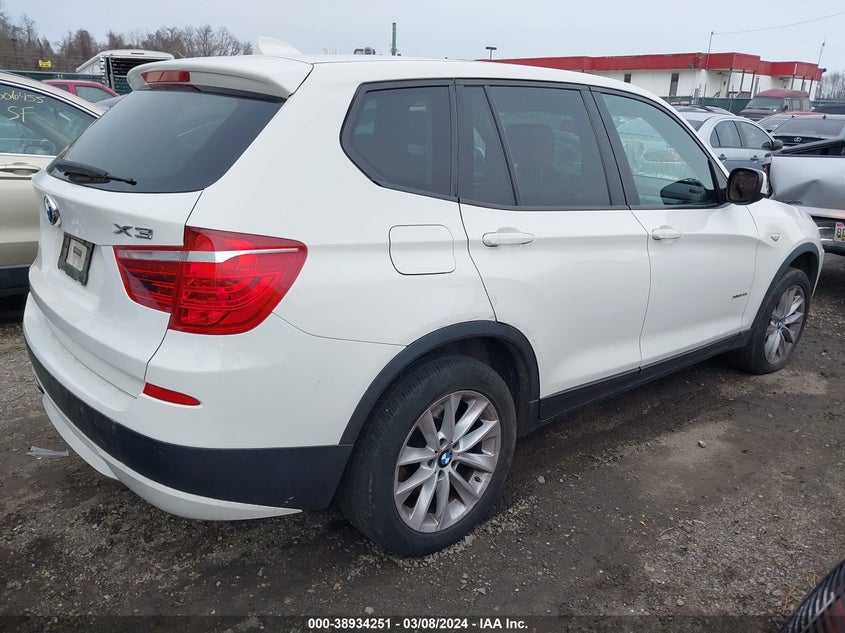 2014 BMW X3 VIN: 5UXWX9C53E0D34730
